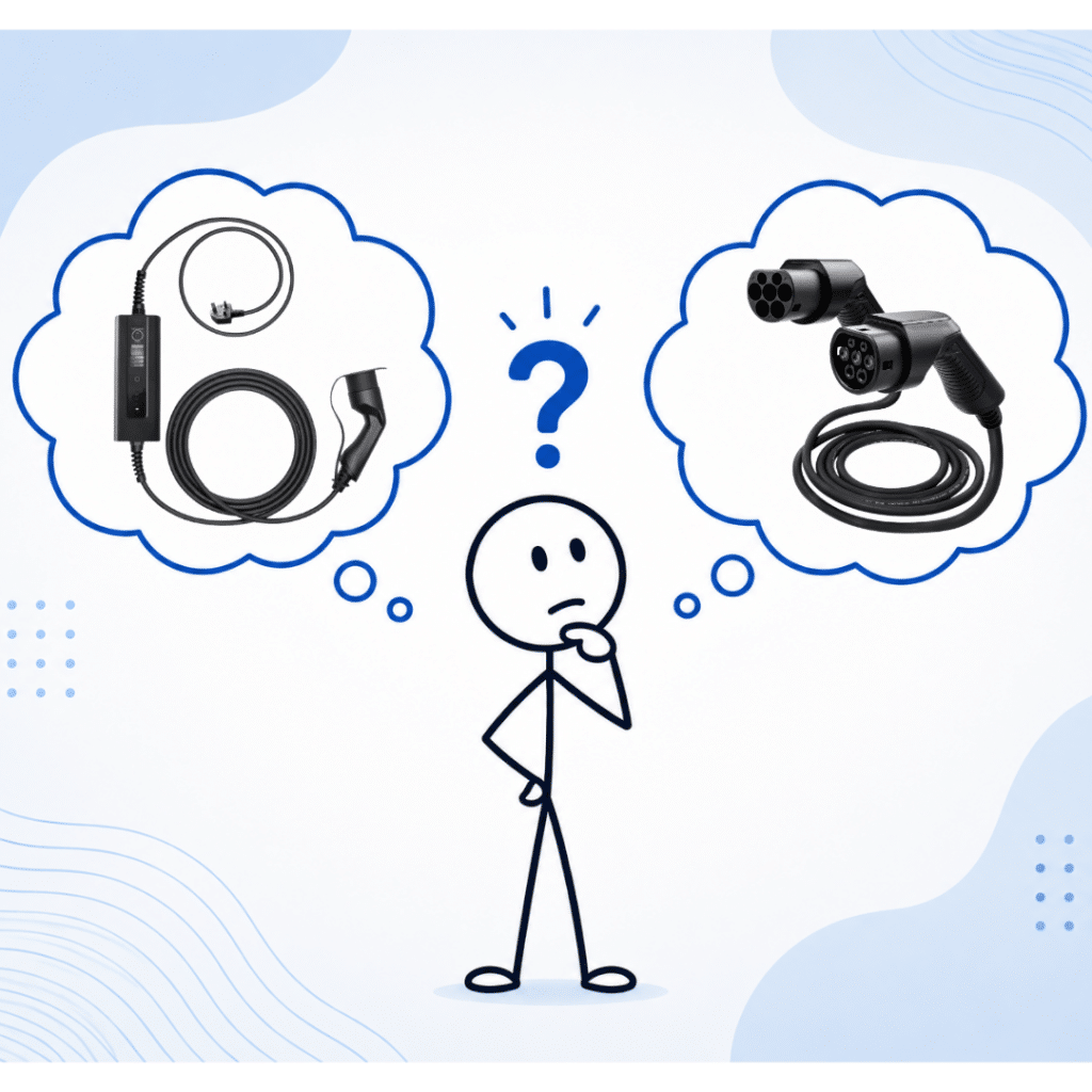 What's the Difference Between an EV Charger and an EV Charging Cable?
